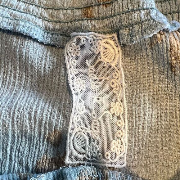 Sadie & Sage Women's Floral Short Sleeve Blouse Multicolor Size S - Picture 3 of 4